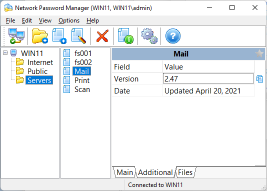 password management for users